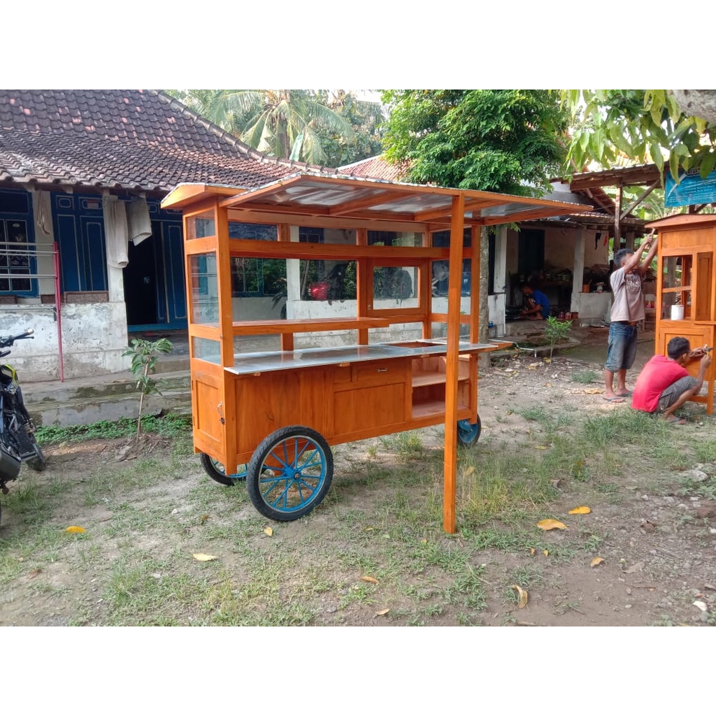 Gerobak Roti Bakar Besar