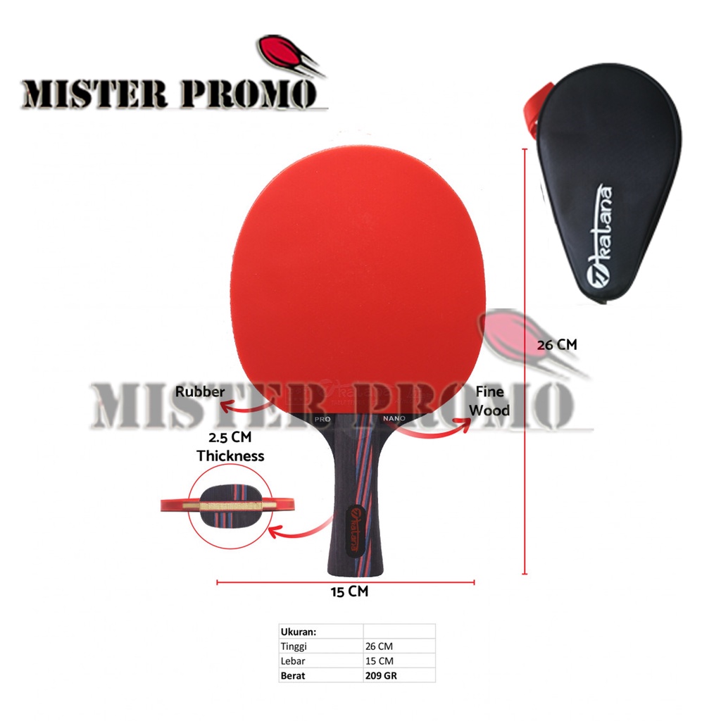 Bat KATANA KB-05 Bet Tenis Meja Pingpong Original