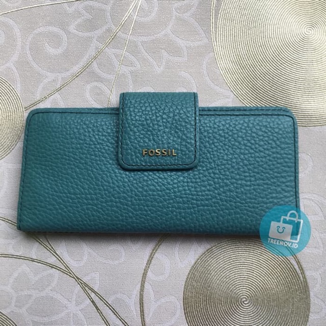 Dompet Fossil / Fossil Madison Wallet - Teal Green