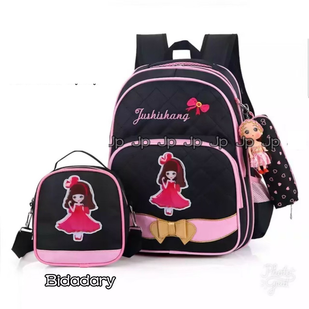 BDKR_TAS - (COD)Tas Ransel BIDADARI_Ratu/ Fashion Anak Sekolah 4 Warna Tas Anak sekolah SD Baby Bag Tas Ransel Anak Sekolah Karakter perempuan Tas Karakter Bidadari