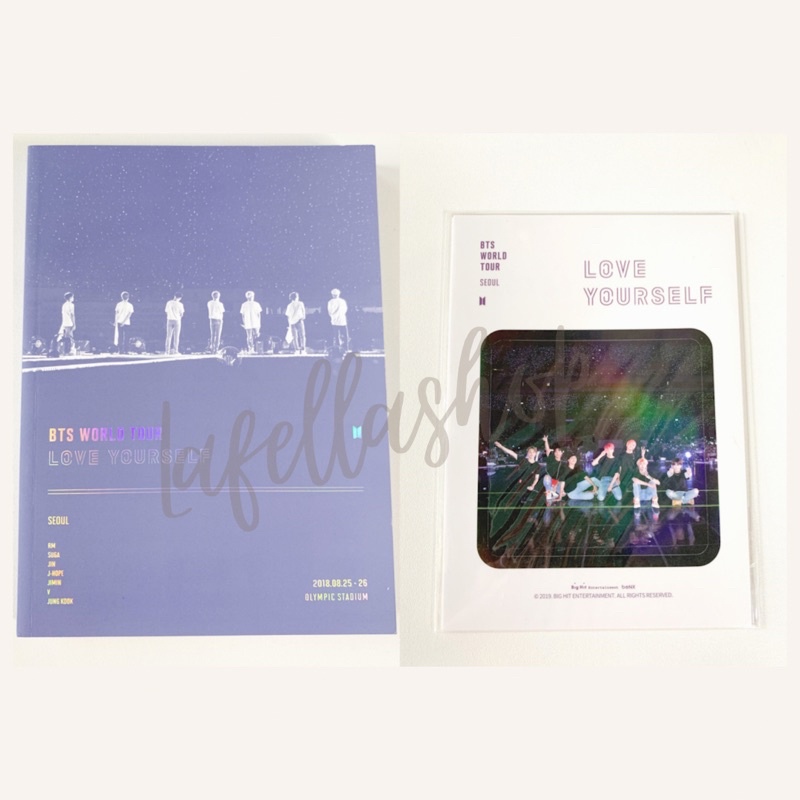Sharing BTS Loveyourself Tour Seoul DVD Photobook & Sticker