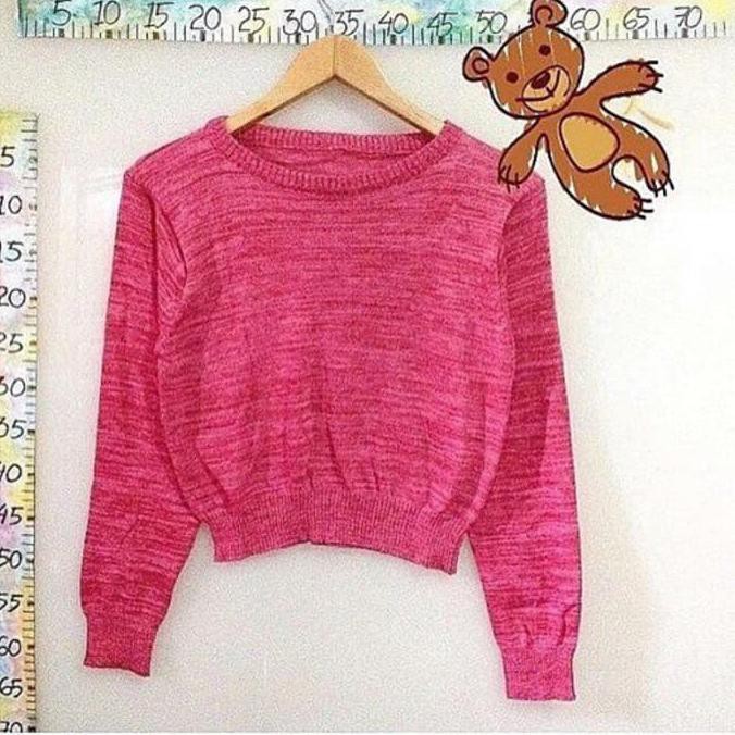 CROP TOP WANITA  SWEATER CROP TOP / SWEATER CROP RAJUT / SWEATER RAJUT WANITA {PRODUK TERBARU}