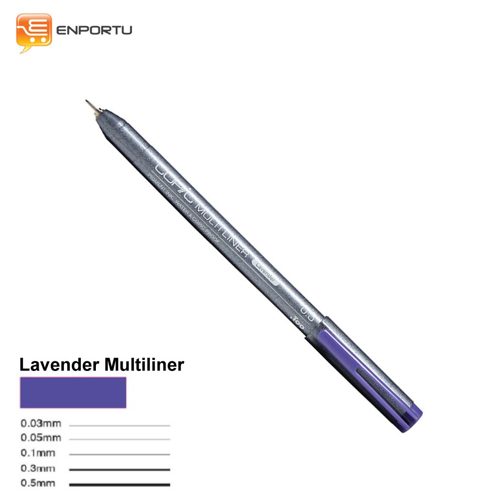 

Copic Multiliner Lavender 0.05 mm Individual