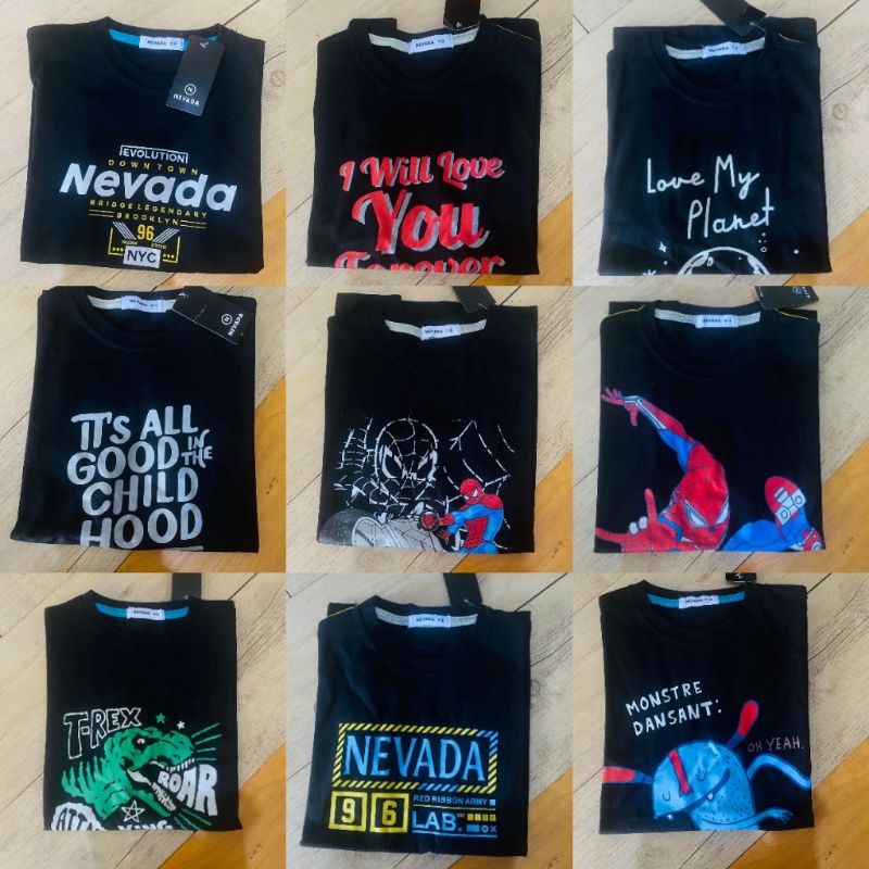 Kaos Nevada Anak Hitam