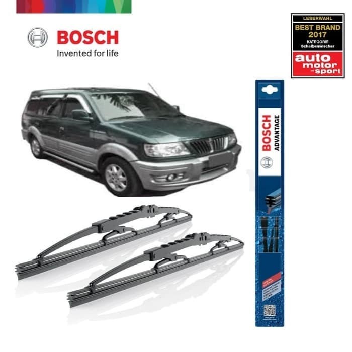 PAKET WIPER BLADE MOBIL KUDA BOSCH ADVANTAGE SAPU KACA