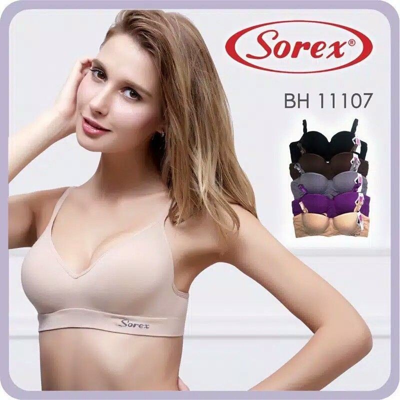 Sorex Bh 11107 Bra Sport Tanpa Kawat Busa Sedang kait 2