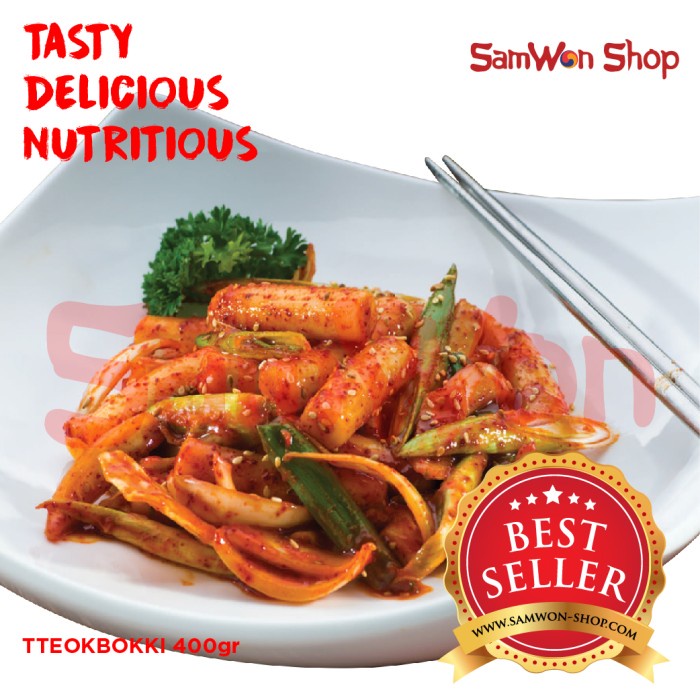 

LAINNYA-KEMASAN-MINUMAN- SAMWON TTEOKBOKKI / TOKPOKI 4 ONS / 400 GR -MINUMAN-KEMASAN-LAINNYA.