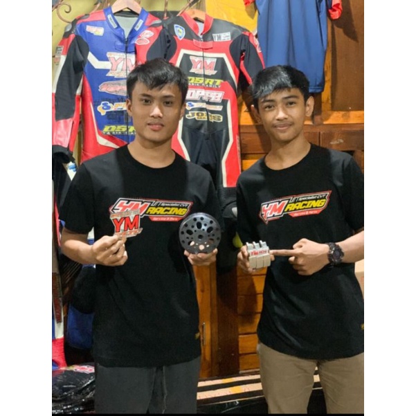 paket anti geredeg mangkok ganda custom plus kampas ganda kopling otonatis original ym racing