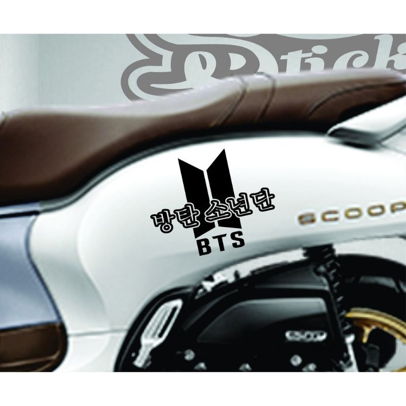 Striping / Stiker Scoopy BTS Logo