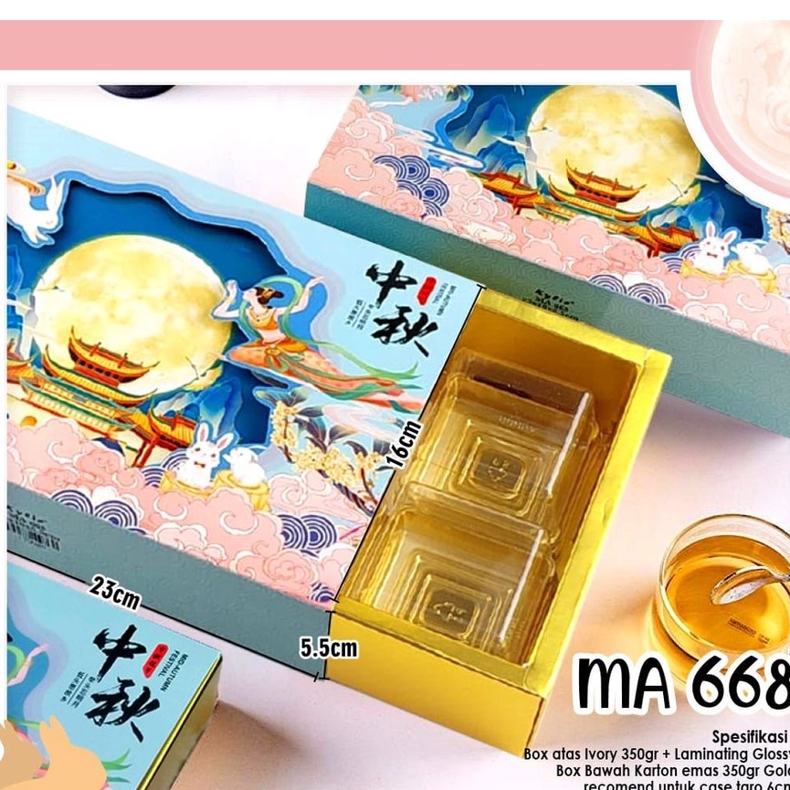 

KOTAK MOONCAKE/ DUS MOONCAKE / BOX MA 668