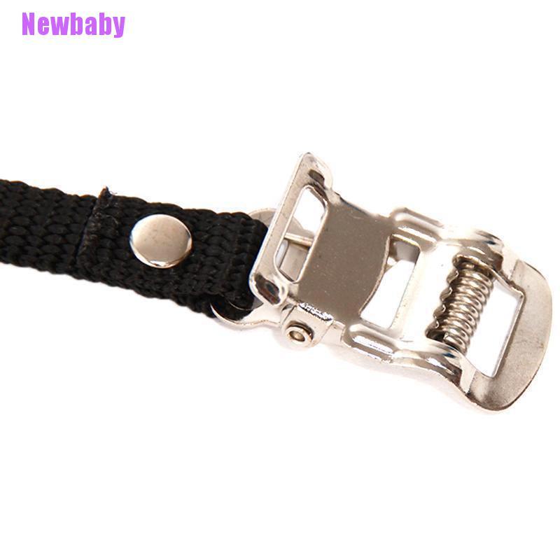 (Newbaby) 1pc Strap Pedal Sepeda Dengan Klip Jari Kaki