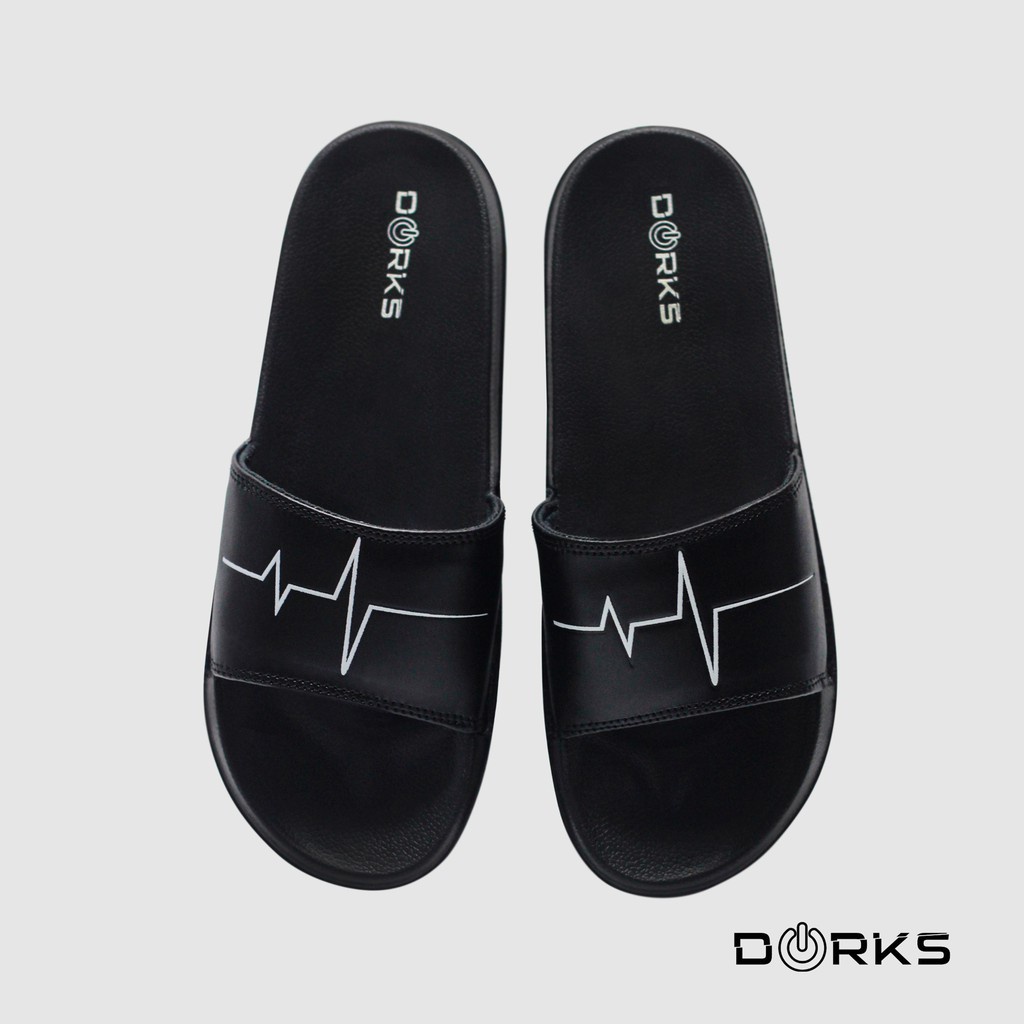 Sandal Slop Pria Wanita / Sendal Slide Pria Kekinian Motip ZIGZAG / Sandal Slide Flat / Bayar Ditempat