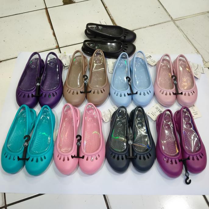 NEW STOCK SEPATU SANDAL WANITA/SANDAL CROCS MALINDI - RANDOM, 36