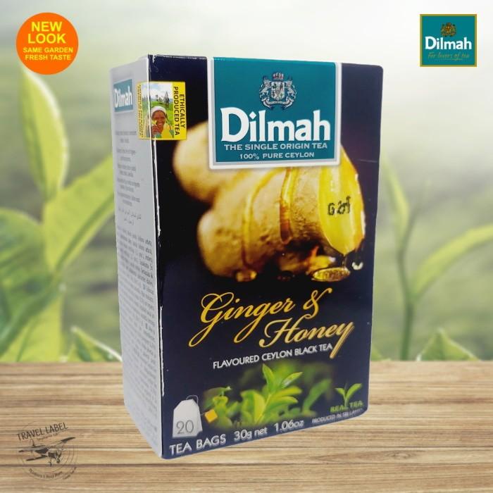 

Dilmah Tea Ginger & Honey Flavoured Ceylon Black Tea 20 Bags Teh