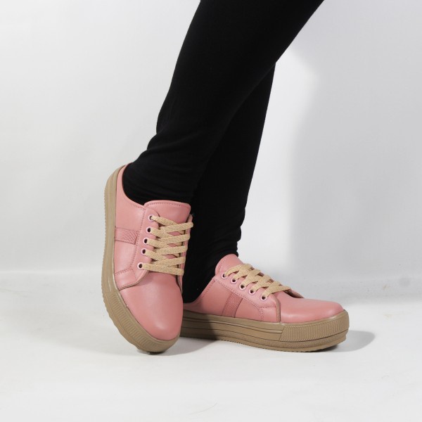 Sepatu Casual Wanita Terbaru V 3821 Brand Varka Sendal Bustong WanitaTrendi Berkualitas - Pink