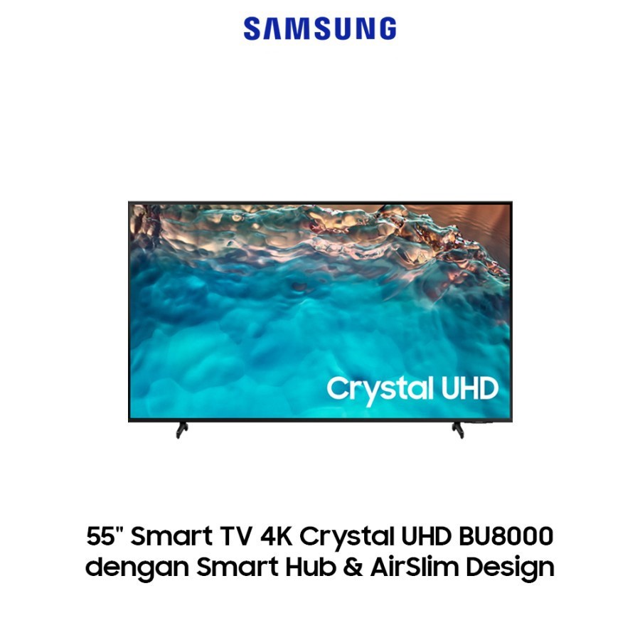 TV LED Smart TV 55Inch Samsung 55BU8000 (FREE SOUND BAR HWB650)