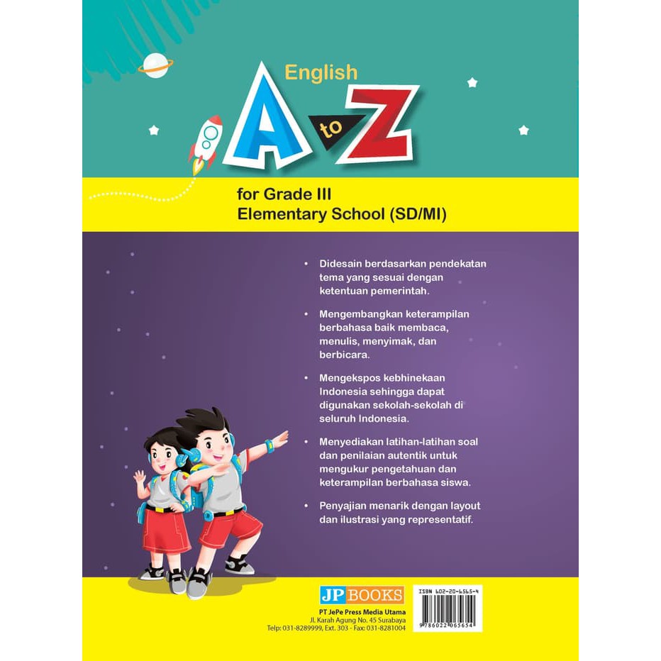 English A To Z For Grade Iii Elementary School Sd Mi Shopee