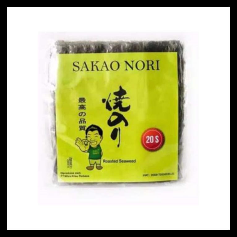 

PRODUK TERBAIK SAKAO NORI ROASTED SEAWEED 20 SHEET