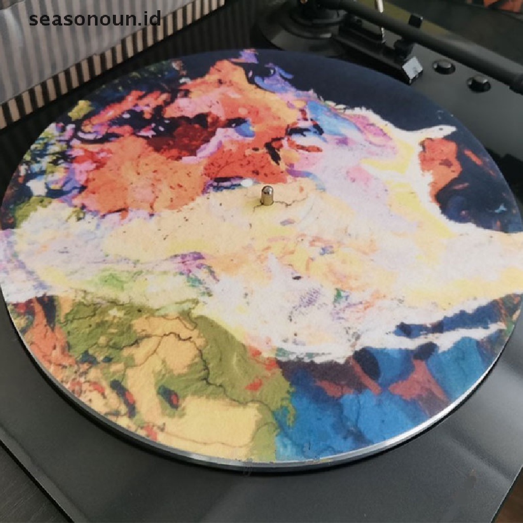 【seasonoun】 1pc Anti-static Slipmat 12'' Felt Record Mat for Phonograph Turntable Vinyl .