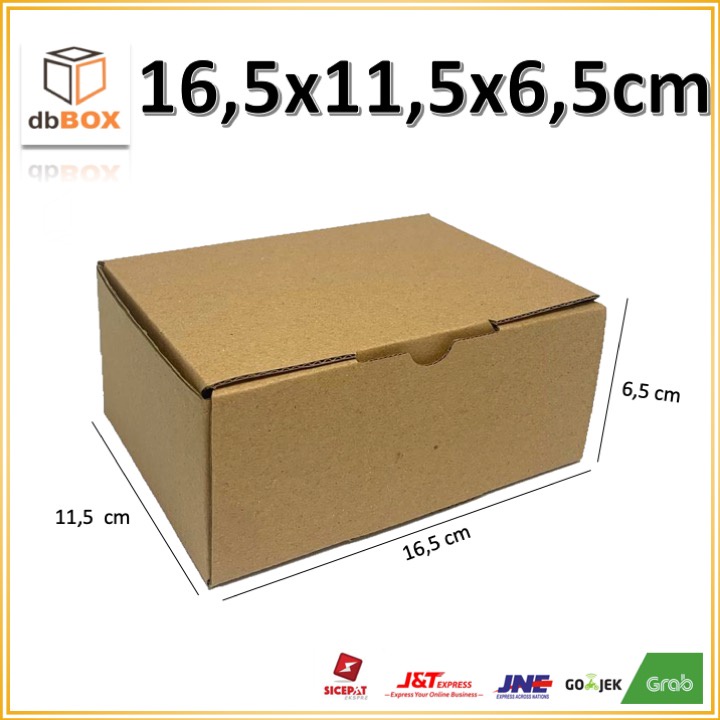 

Kardus 16,5x11,5x6,5 cm --box Die Cut dan easy usage--