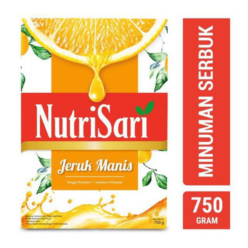 

Nutrisari Jeruk Manis 500 g/750g