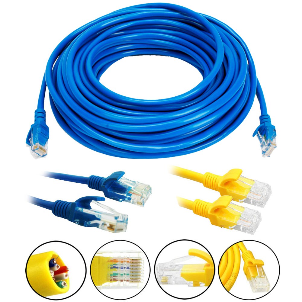 Trend-Universal Uk 10m Kabel Jaringan Lan RJ45 Instant CAT 5E