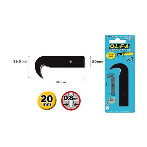 

Star Refill Pisau Cutter Hok-1 Spare Blade Hob-1 (1Pcs Per Pack) Olfa Japan Terlaris