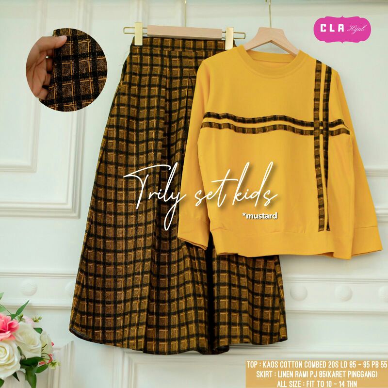 ONEDA, TRILY Set Kids Dress Ori Amelia