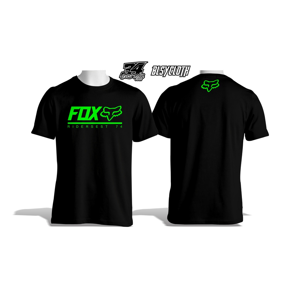 Kaos Otomotif Motor Fox | Kaos Fox Racing | Kaos Fox 74 | Kaos Fox Racing 74 | T-shirt Fox Racing
