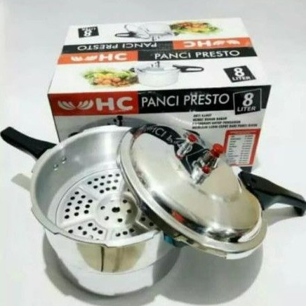 Panci Presto Happy Call / HC Press Cooker 8 Liter (TANPA KACA)