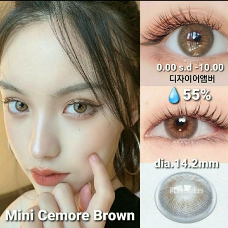 SOOFTLENS MINI CEMORE GREY GRAY BROWN BLUE GREEN NORMAL MINUS