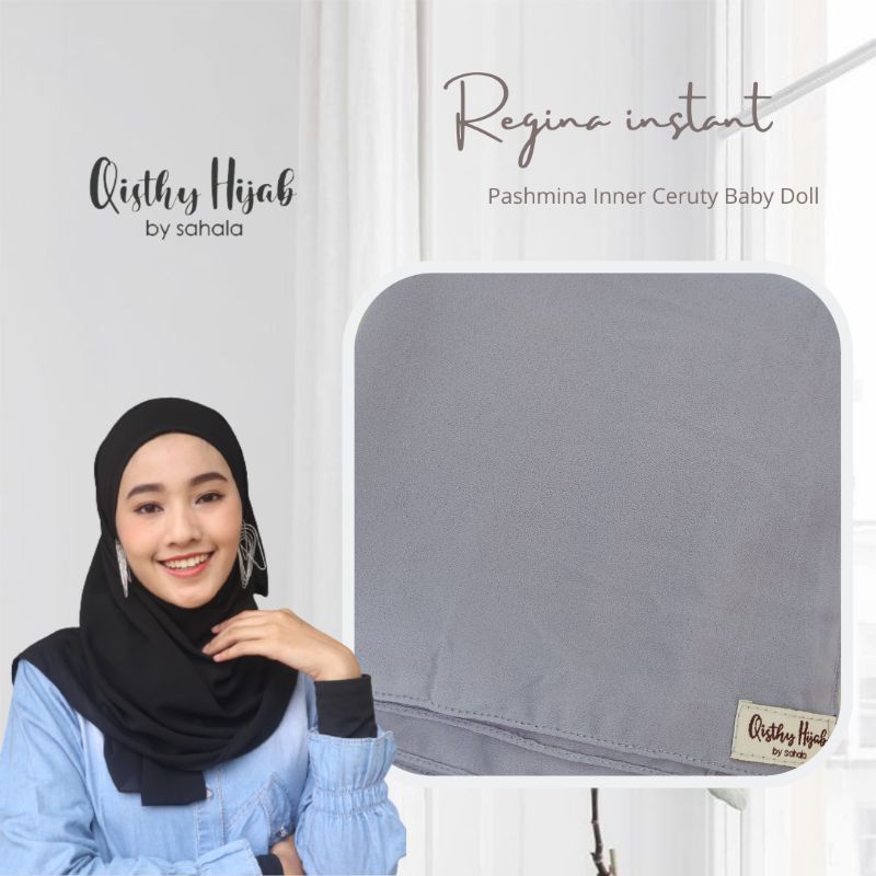 regina instan/hijab pasmina INner melayu cerutu baby doll premium