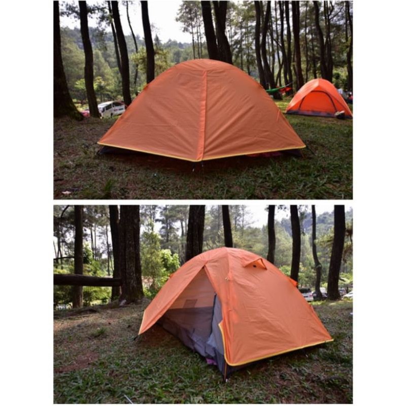 Tenda Dome Camping Compass Frame Alloy 2 Orang