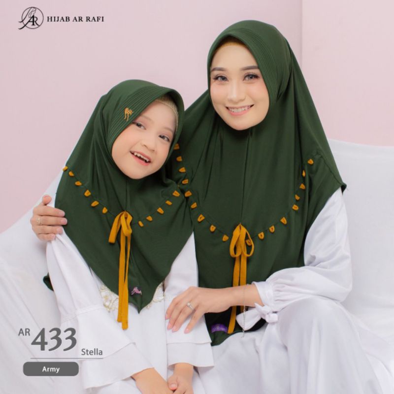 Arrafi 433 hijab kerudung couple mam & kids terbaru