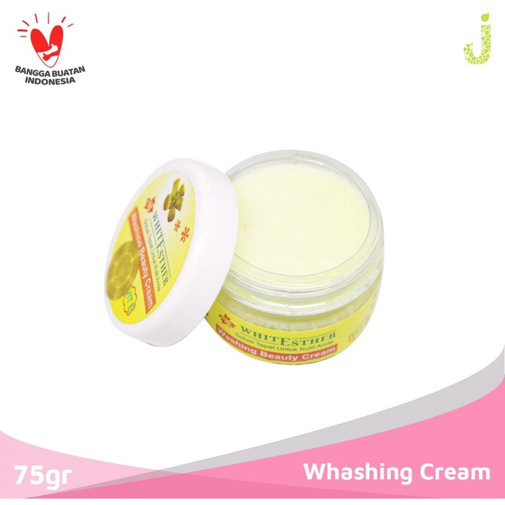 Whitesther Washing Beauty Cream with Vitamin E (WWCR) untuk Melembabkan Anti Aging