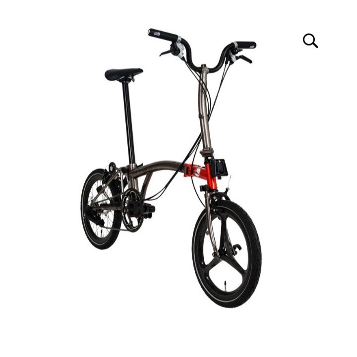 Sepeda Lipat Element Pikes GEN 2 CJ Grey Red Chicco Jerikho series 6 speed (3x2)Bonus Tas Helm Toolkit SNI-Standar