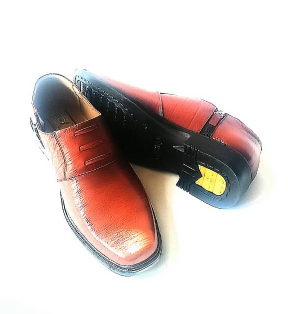 Mandiens - Sepatu Kulit Asli PDH SJ175 Original Medali Export Quality