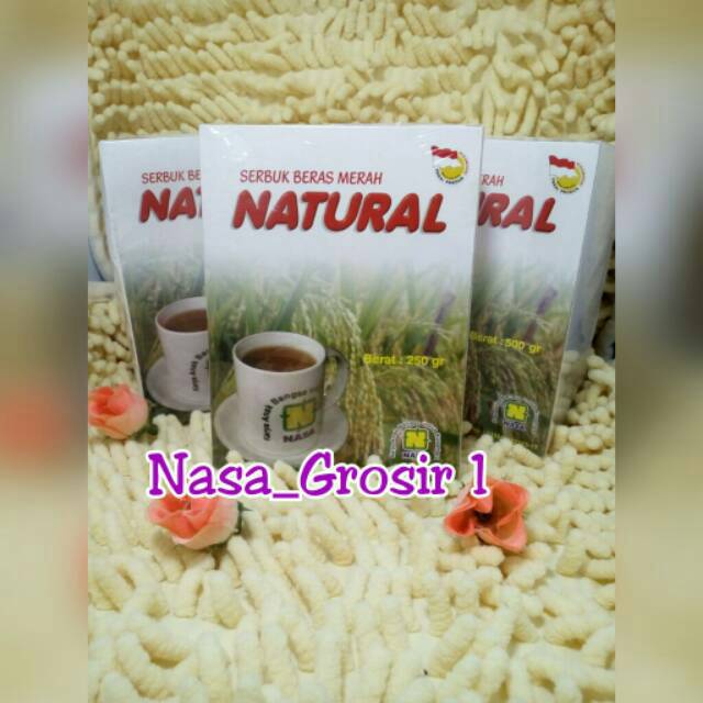 

Serbuk beras merah natural