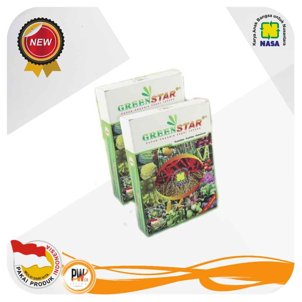 [GREES] Greenstar Pupuk Organik serbuk Greenstar Nasa Pupuk Daun Organik Nasa