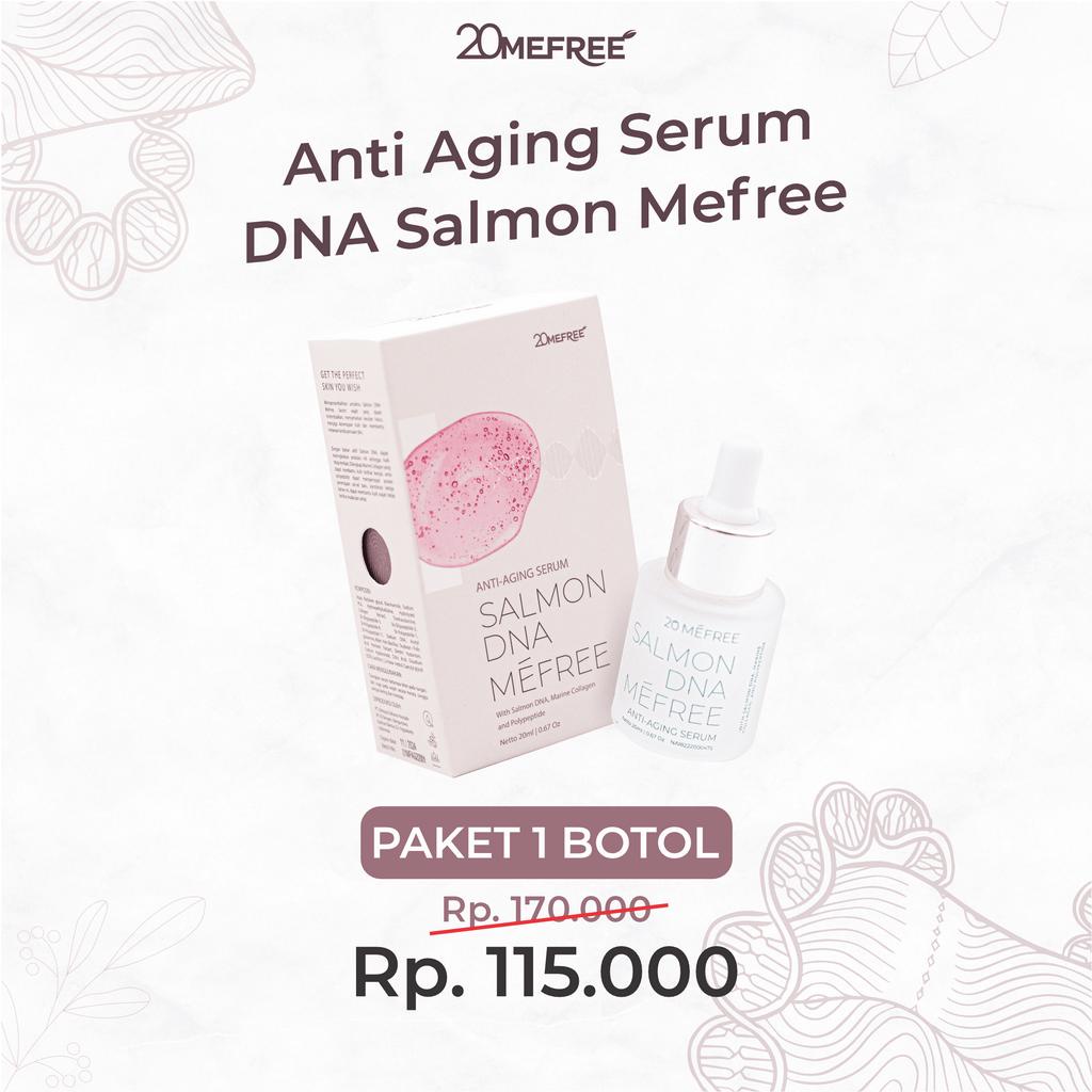 ANTI-AGING SERUM SALMON DNA MEFREE/SERUM PEMBERSIH MUKA/ MUKA BERSIH/ AMAN UNTUK KULIT/ SERUM JERAWAT/ UNTUK KULIT BERMINYAK