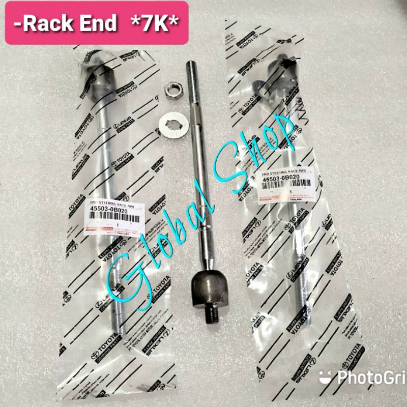 rack end kijang kapsul 7k long tie rod kijang kapsul 7k