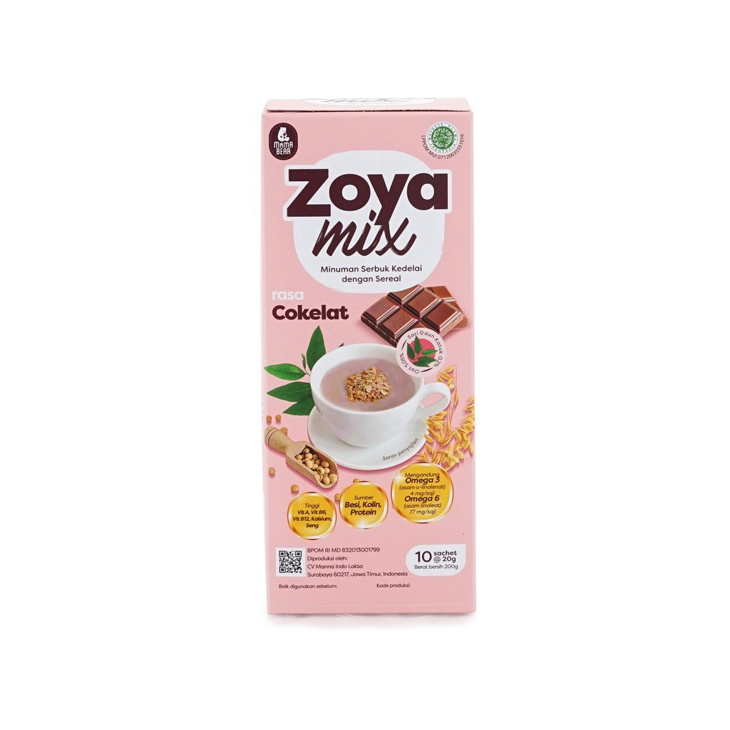 [ECER/SACHET] Teh Mama Bear Tea Zoya Mix Almon MamaBear Zoyamix ALMOM Almond Pelancar Asi Booster