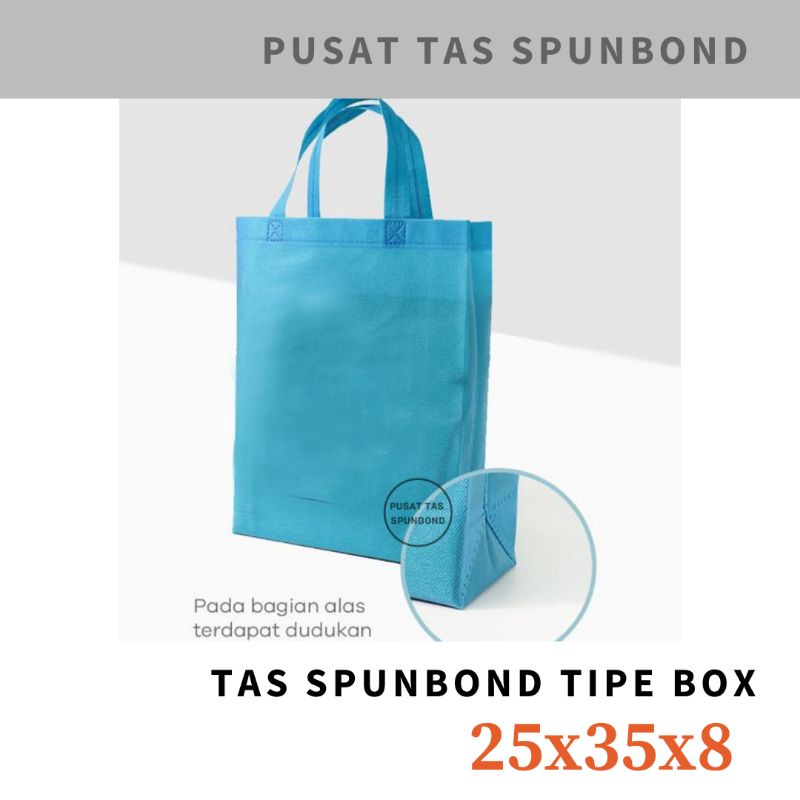Tas Spunbond Box 25x35x8 - | Goodiebag Spunbond