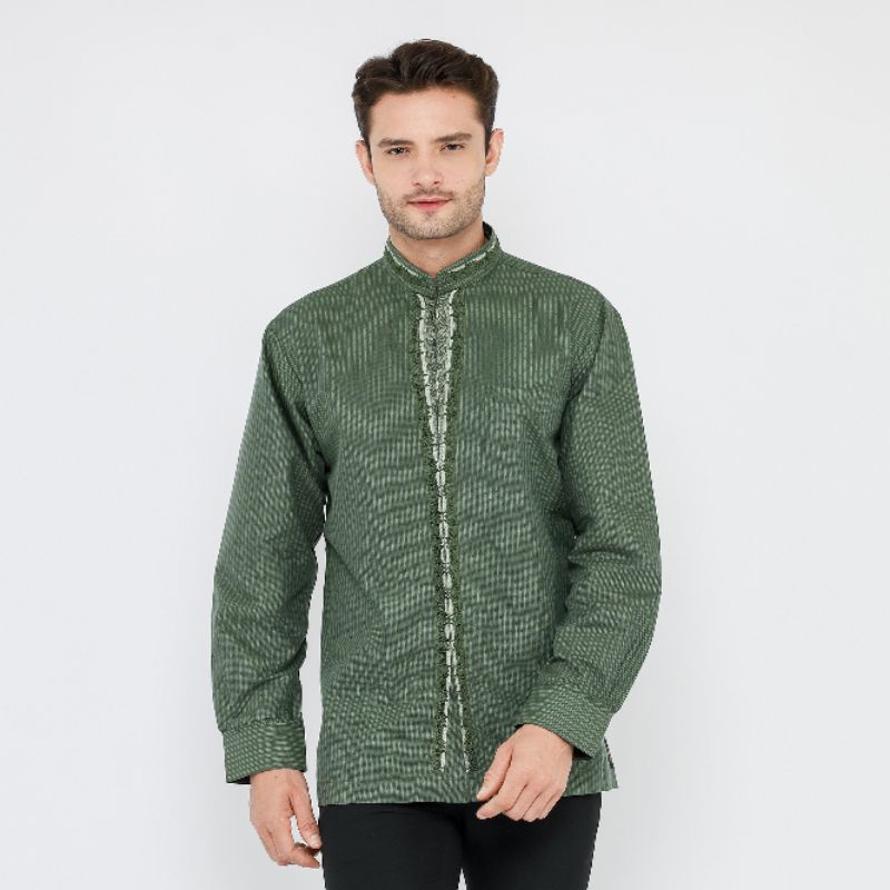 Baju Koko BHS Signature hijau