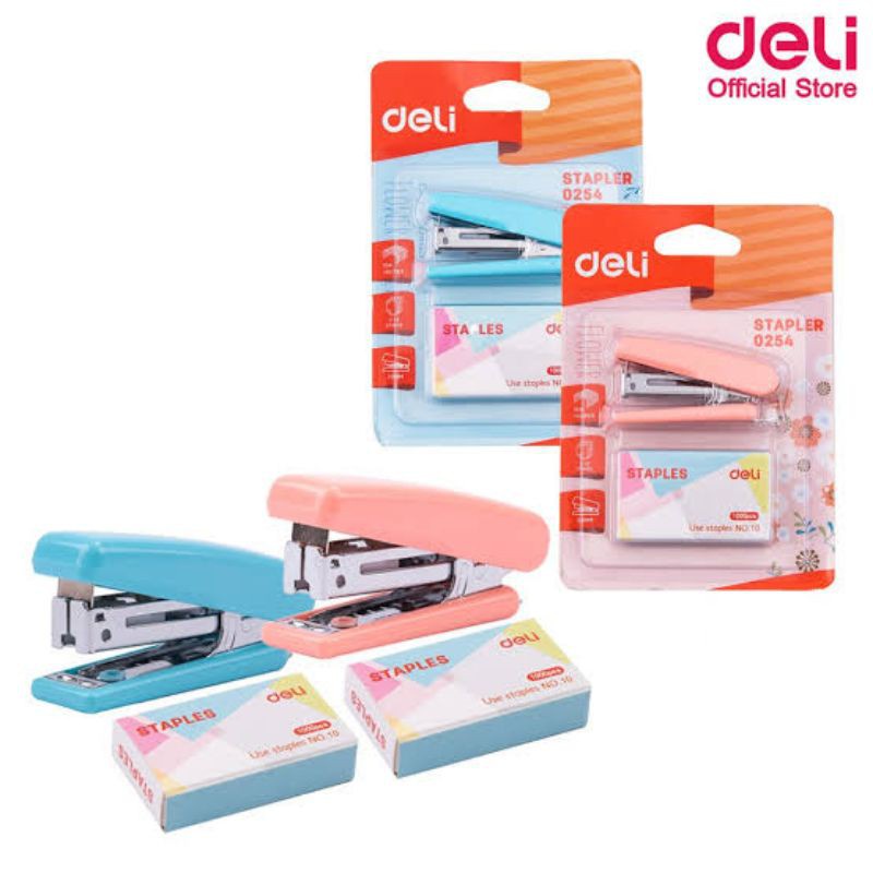 

stapler/hekter mini deli + isi 0254 no.10