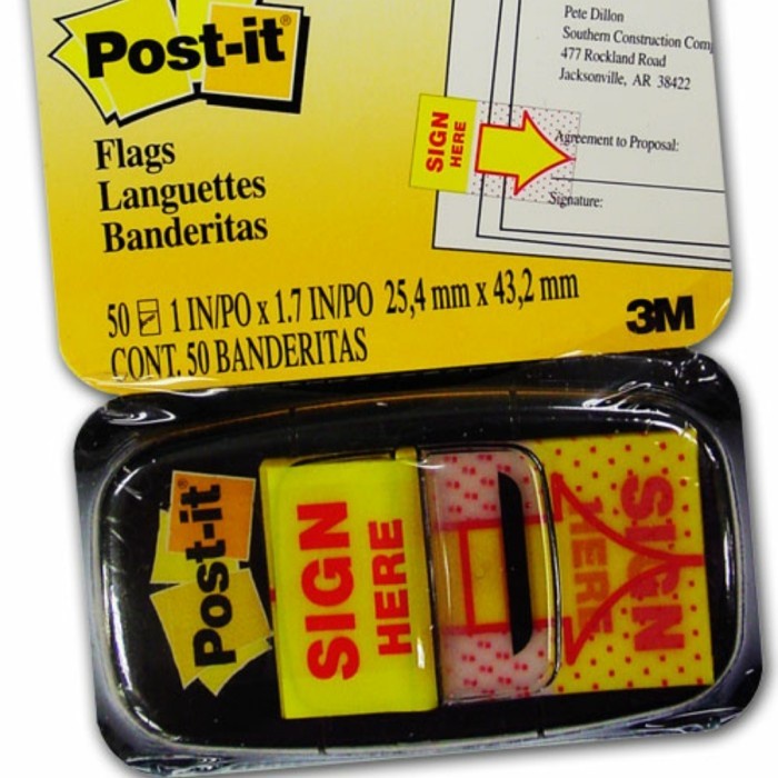 

Post It Sign Here 3M 680 9 / Memo Flag Arrow / Post It Panah atk