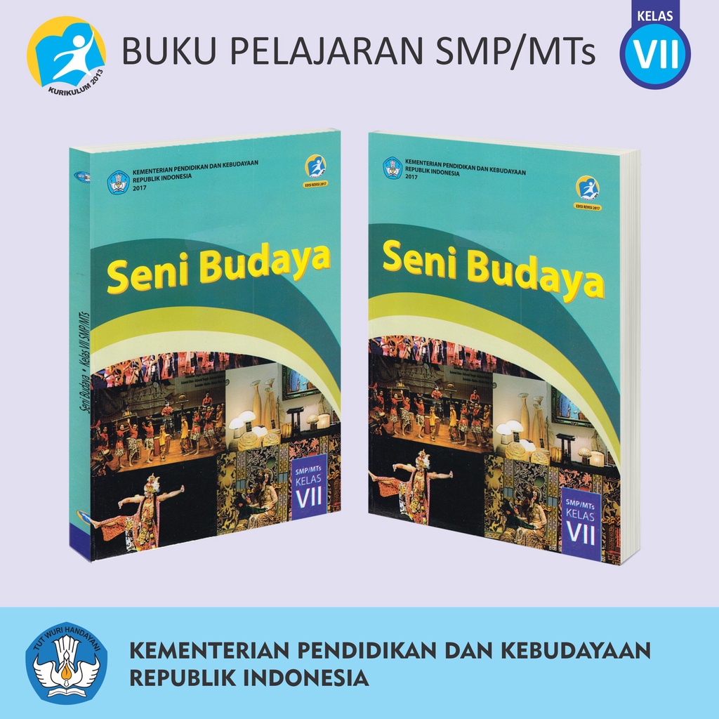 Buku Pendidikan Tingkat SMP MTs Kelas VII Matematika Bahasa Inggris Indonesia Penjaskes Seni Budaya IPA IPS Prakarya-4