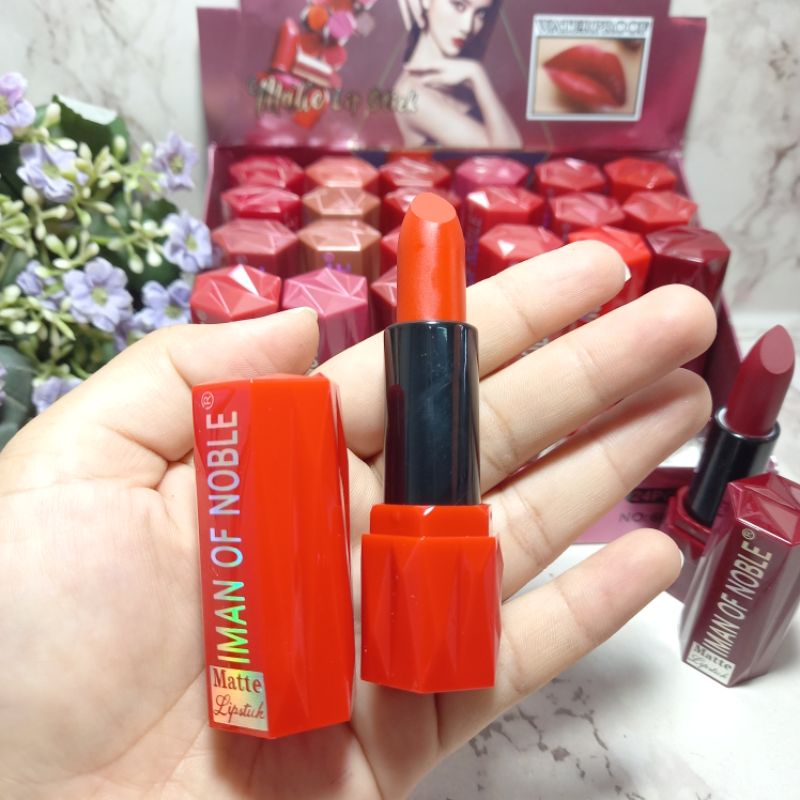 Promo New Lipstik Matte  iman of noble waterproof NO.6026