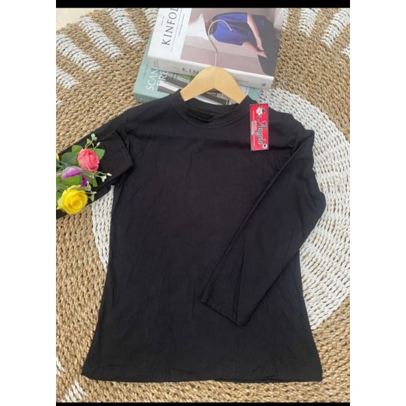 Manset baju lengan panjang/inner deker/kaos polos wanita