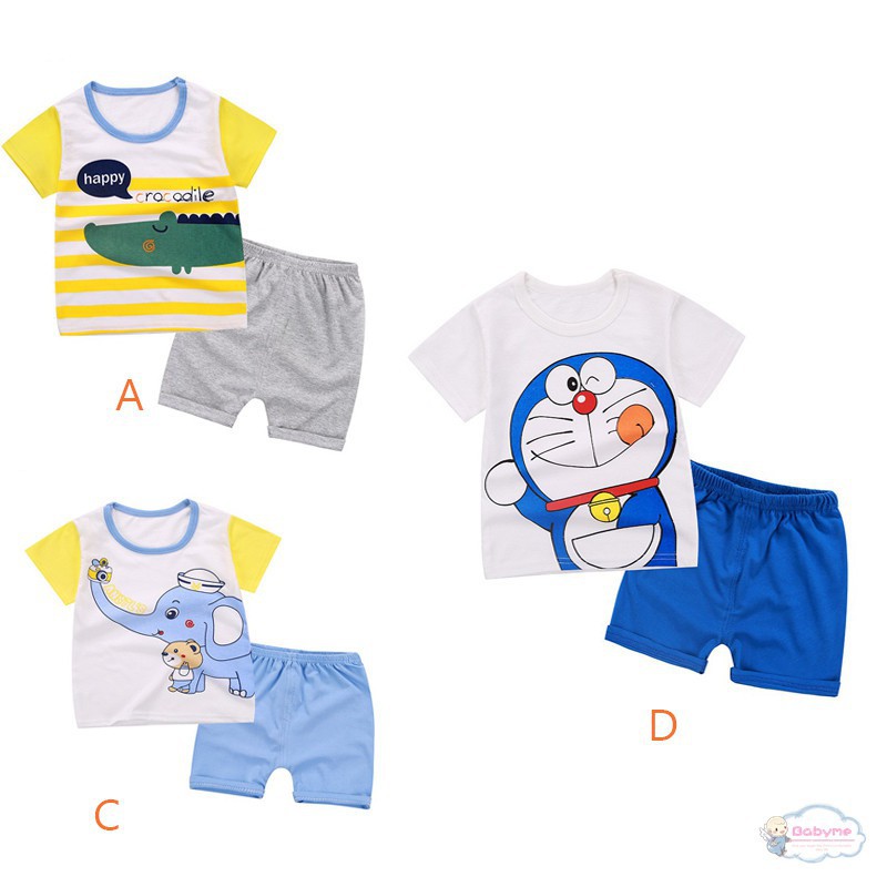 Setelan Kaos T Shirt Katun Casual Anak Laki Laki